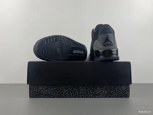 One Kick Retro 3 Jordan Air Cat CK9246-168 Black 0517